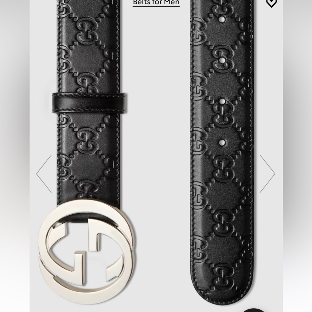 Gucci Signature Leather Belt - Picture 3 of 8